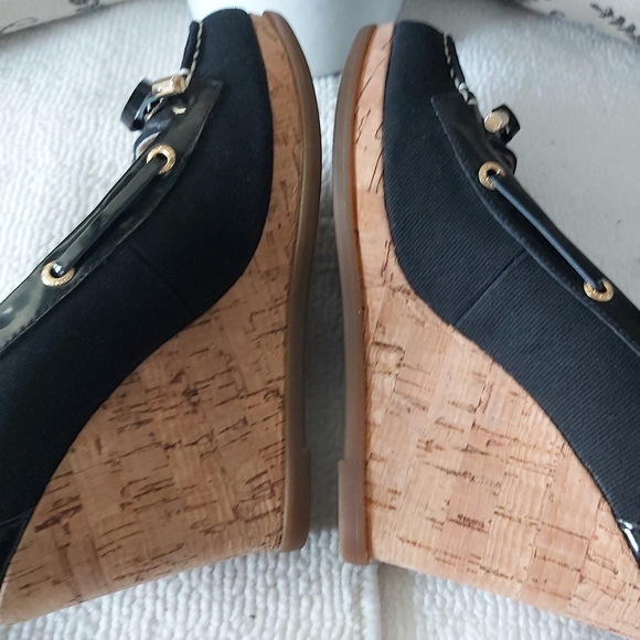 Sperry Topsider wedge heels pumps black - Picture 9 of 14